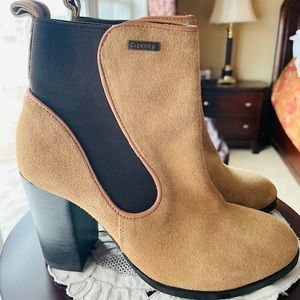SuperDry Womens Tan Suede Booty Size: 6